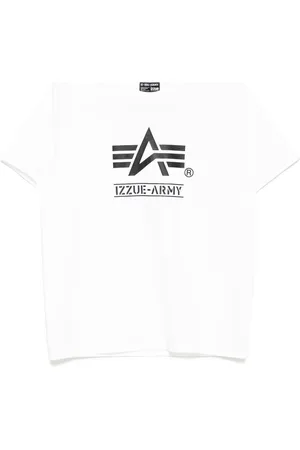 Izzue T-Shirt mit Logo-Print