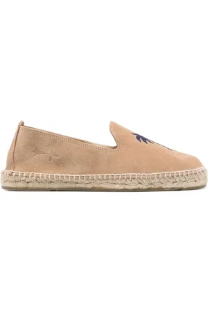 MANEBI Espadrilles mit Logo-Stickerei
