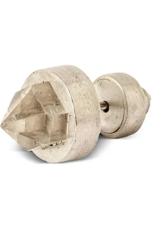 PARTS OF FOUR Versilberter Ohrstecker
