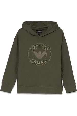 Emporio Armani Hoodie mit Logo-Stickerei