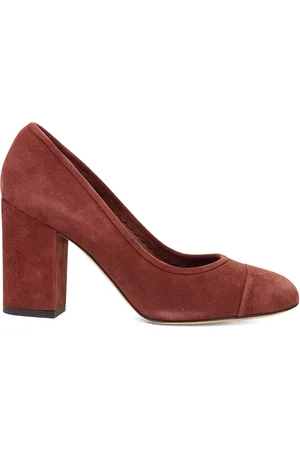 Loro Piana Wildlederpumps mit Blockabsatz