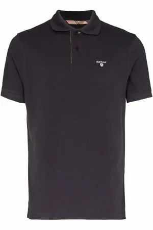 Barbour Poloshirt mit Schottenkaro-Detail