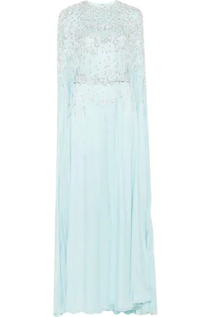 Dina Melwani Maxikleid aus Seide