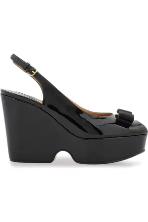 Salvatore Ferragamo Plateau-Sandalen mit Vara-Schleife