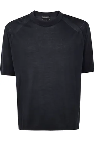 Emporio Armani Fein geripptes T-Shirt