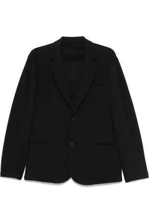 Emporio Armani Einreihiges Sakko aus Waffeljersey