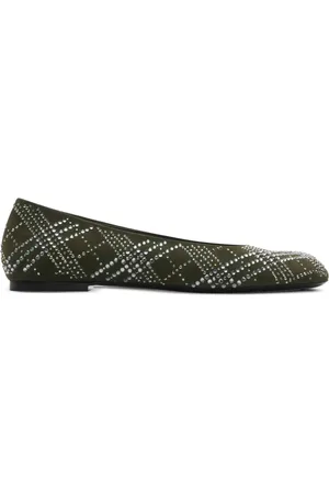 Burberry Ballerinas aus Wildleder mit Kristallen