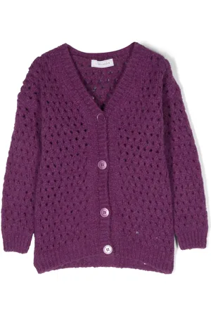 MONNALISA Cardigan mit Lochstrickmuster