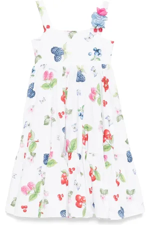 MONNALISA Kleid mit Früchte-Print