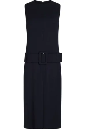 Patou Twill-Midikleid mit Gürtel