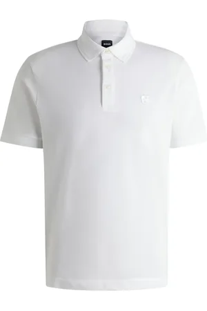 HUGO BOSS Piqué-Poloshirt mit BB-Monogramm