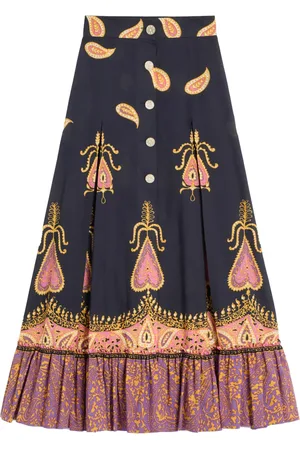 VALENTINO GARAVANI Maxirock mit Paisley-Print