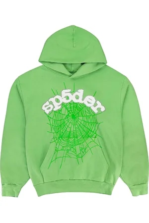 Sp5der Web "Green" Hoodie