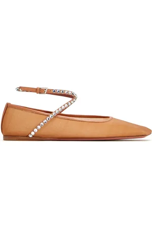 Amina Muaddi Sneakers in Netzoptik