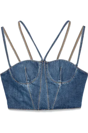 Nensi Dojaka Bustier-Jeanstop