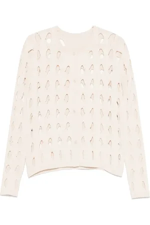 Pinko Cardigan mit Lochstrickmuster
