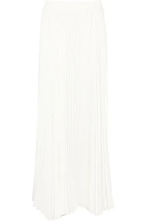 Styland High-Waist-Midirock mit Falten