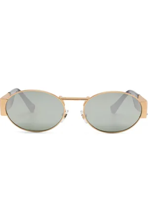 VERSACE Sonnenbrille mit ovalem Gestell