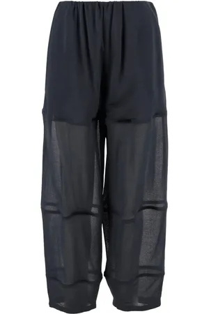 Giorgio Armani Hose mit transparenter Spitze