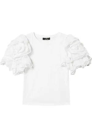 Twin-Set T-Shirt mit Organza-Ärmel