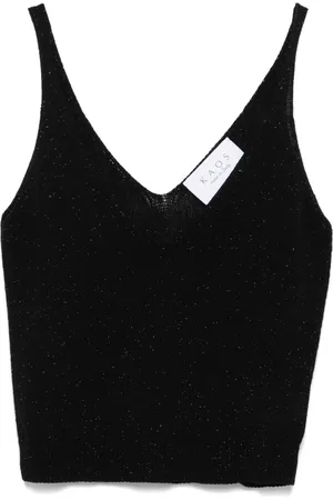 Kaos Oberteil im Metallic-Look