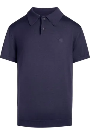 Bally Poloshirt mit Wappenstickerei