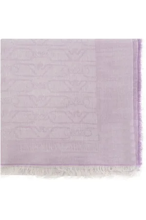 Emporio Armani Schal mit Logo-Print