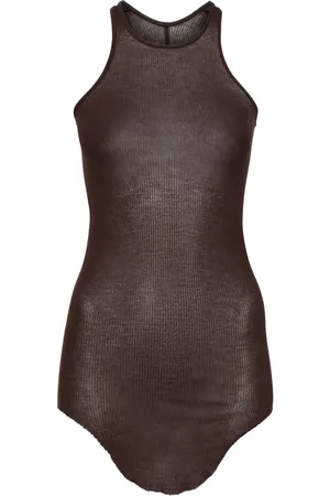 Rick Owens Geripptes Tanktop