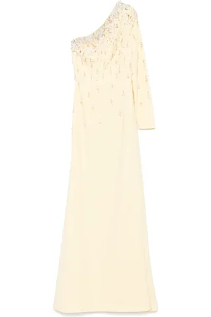 Dina Melwani Asymmetrisches Maxikleid