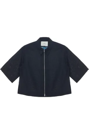 STUDIO NICHOLSON Hemdjacke mit Reißverschluss