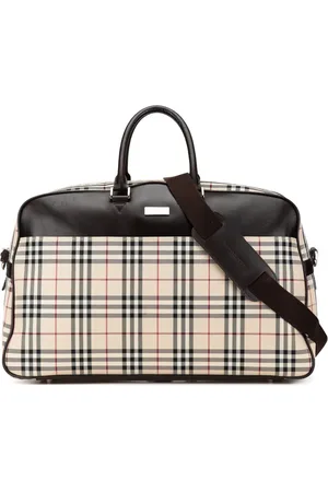 Burberry 2000-2017 Canvas-Reisetasche mit House Check