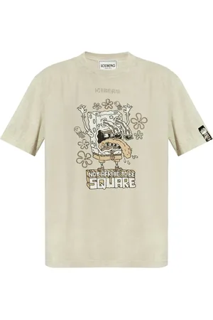 Iceberg T-Shirt mit Sponge-Bob-Print