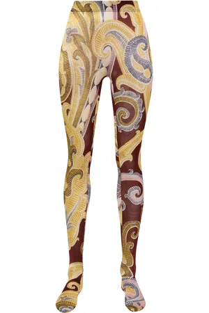 Wolford X ETRO Strumpfhose mit Barock-Print