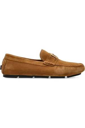 VERSACE Loafer mit Logo-Schnalle