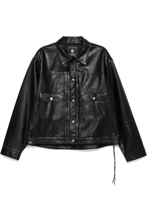 MASTERMIND JAPAN Klassische Lederjacke