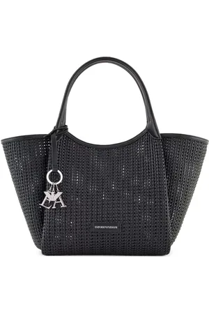 Emporio Armani Tote Bag mit Logo-Schlüssel