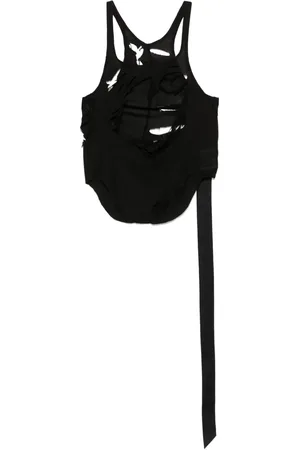 Rick Owens Cropped Trägershirt