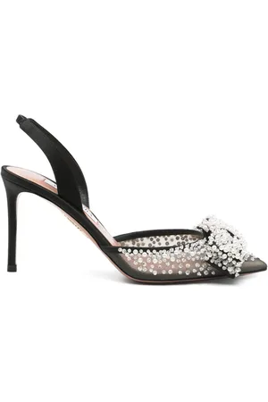 Aquazzura Slingback-Pumps mit Schleifendetail 90mm