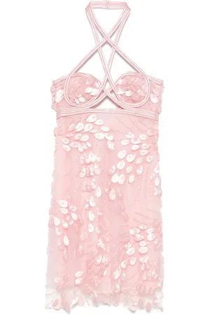 Costarellos Minikleid mit Perlen