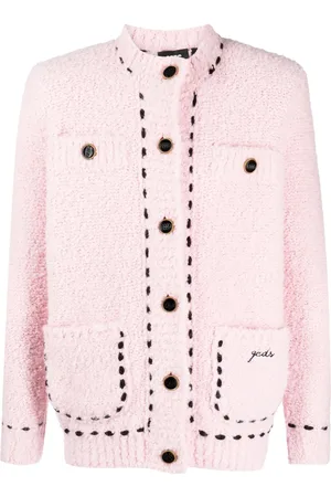 GCDS Boucle-Jacke mit Kontrastnähten