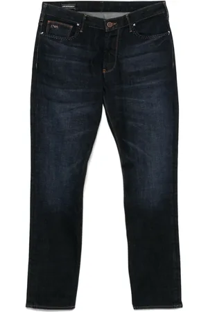 Emporio Armani Jeans mit Logo-Schild