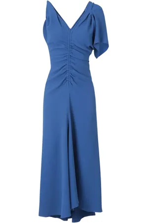 Victoria Beckham Midikleid mit Raffung