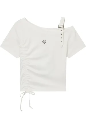 Musium Div. T-Shirt mit Logo-Stickerei