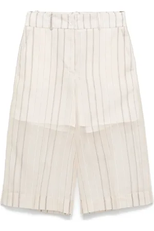 PESERICO SIGN Knielange Shorts mit Streifen