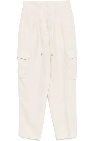 LE TRICOT PERUGIA Cargohose aus Leinen