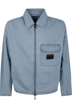 Emporio Armani Jeansjacke mit Logo-Applikation