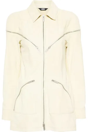 GCDS Wildlederjacke mit Rundumreißverschluss