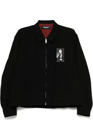 UNDERCOVER Hemdjacke mit grafischem Print