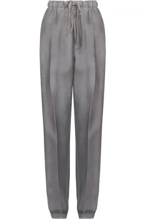 Maison Margiela Lange Jogginghose mit Logo aus vier Nähten
