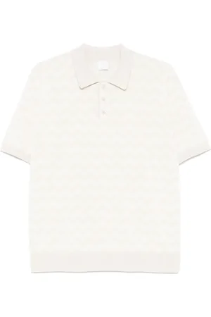 ELEVENTY Poloshirt mit Zickzackmuster